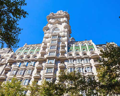 Image showing Palacio Barolo on Avenue de Mayo Buenos Aires