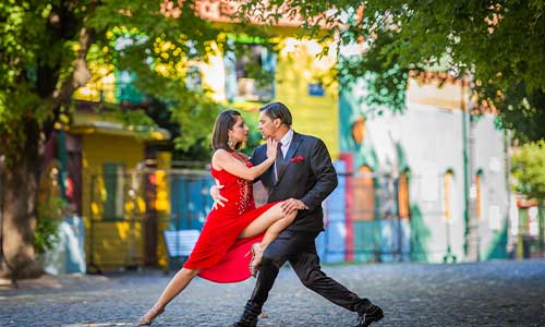 Image showing tango dancers in Buenos Aires