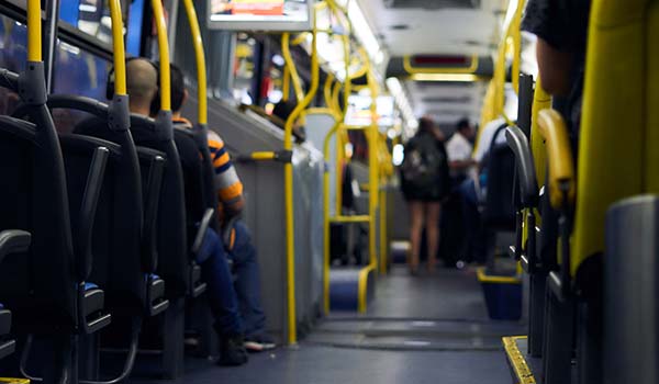 travelling by bus in brazil