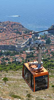 Mount Srd in Dubrovnik, Croatia