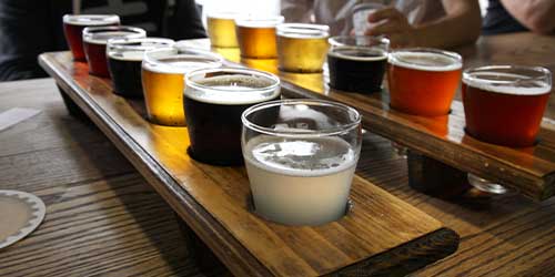 Image showing beer tasting in Prague