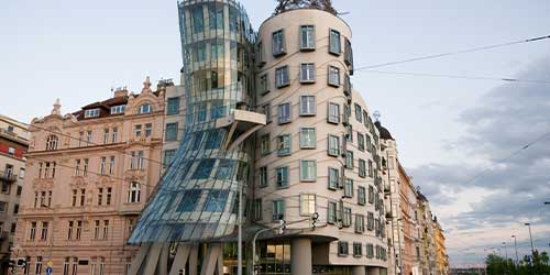 Image showing the Dancing Houses in Prague