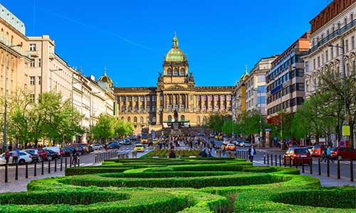 Image showing Wenceslas Square in Prague