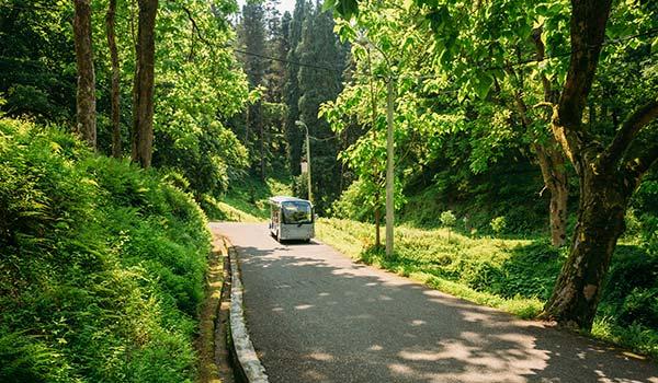 travelling by bus in georgia europe