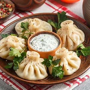 Georgian dumplings khinkali