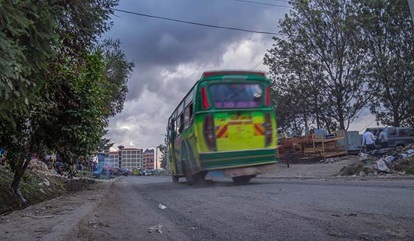 a bus in nairobi in kenya