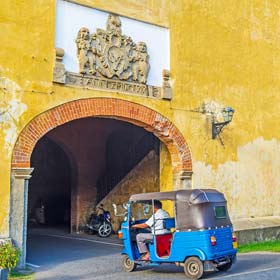 Tuk tuk's are a quick way to get around in Sri Lanka when exploring the country