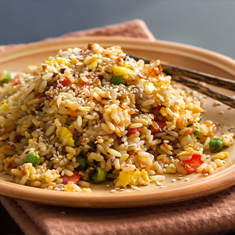 fried rice is a simply and satisfying option for vegetarians travelling in Thailand