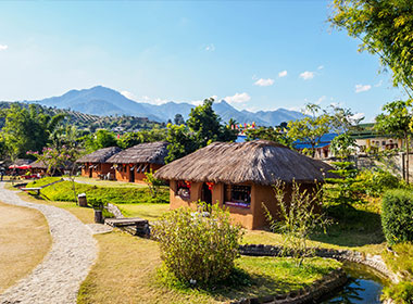 Pai is located in northern Thailand and offers a lovely rural escape to see the beautiful nature