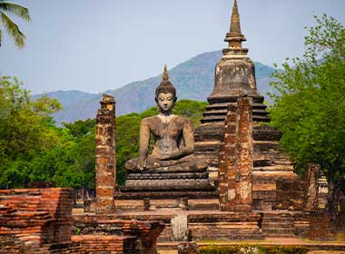 one of the best places to visit in Thailand is Ancient Sukhothai