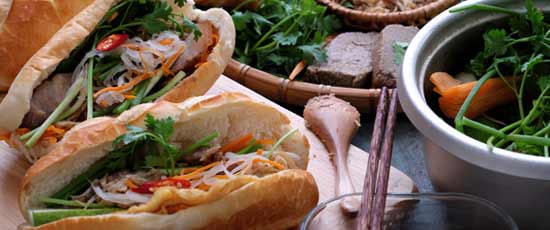 Great dishes of vietnamese food such as Banh Mi are a recommended cuisine that you have to taste whilst on holiday in ho chi minh city 