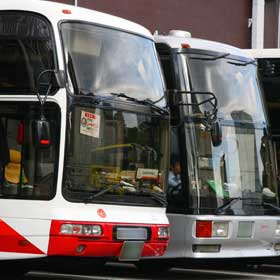 Bus is one of the cheapest ways to travel around Japan