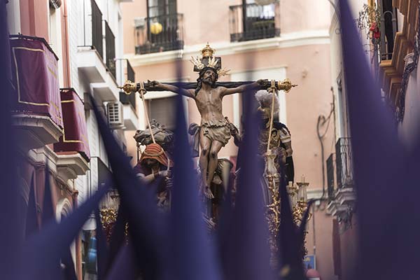 easter procession for holy week semana santa in mexico