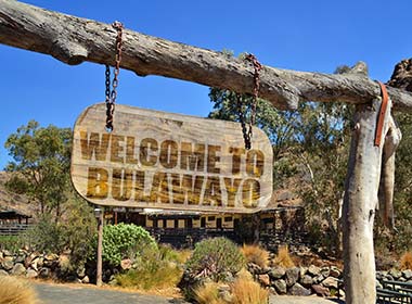 sign for bulawayo in zimbabwe