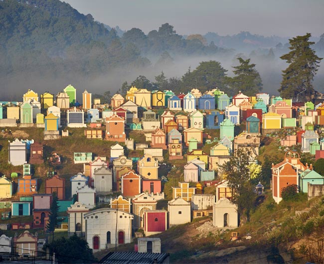 Experience a different outlook on death in the Chichicastenango Cemetery