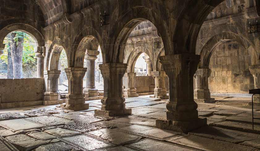 Sanahin monastery (St. Astvatsatsin (the Mother of God)) complex was built in the 10th – 13th centuries