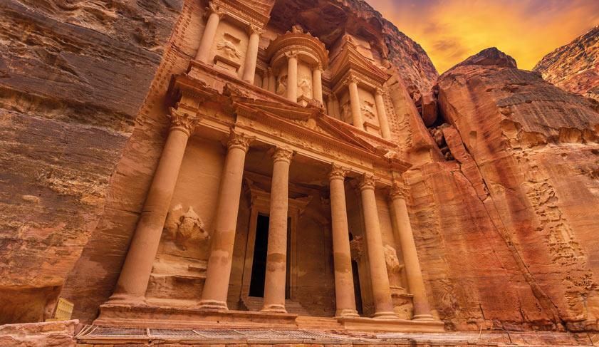 Ancient temple in Petra