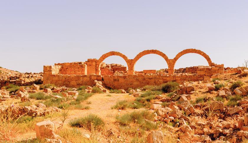 Ruins of a Roman house in Umm ar-Rasas