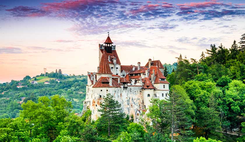 Bran Castle, or Dracula's Castle, in Brasov, Romania