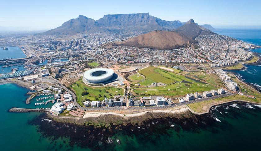 Cape Town and Table Mountain, South Africa