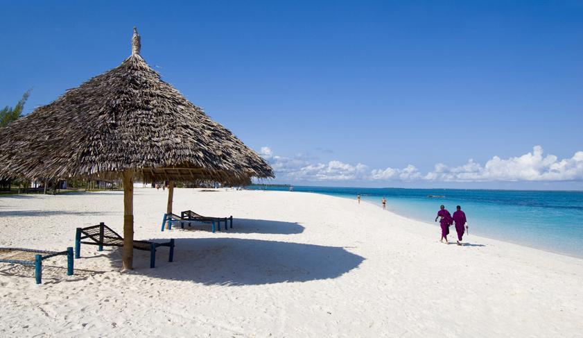 The white sand beaches of Zanzibar Island, Tanzania