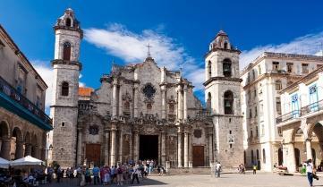 The Cathedral of the Virgin Mary of the Immaculate Conception in Old Havana, Cuba