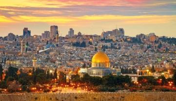 View to Jerusalem old city. Israel.