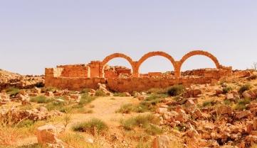 Ruins of a Roman house in Umm ar-Rasas