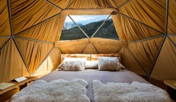 Eco dome bedroom