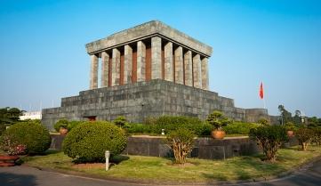 Ho Chi Minh Mausoleum in Hanoi, Vietnam